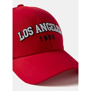 Mint Velvet Red Los Angeles Slogan Cap